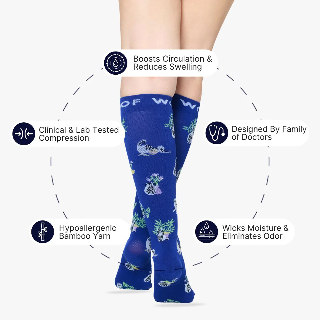 Australian Mist Cats Bamboo Compression Socks - Image 2