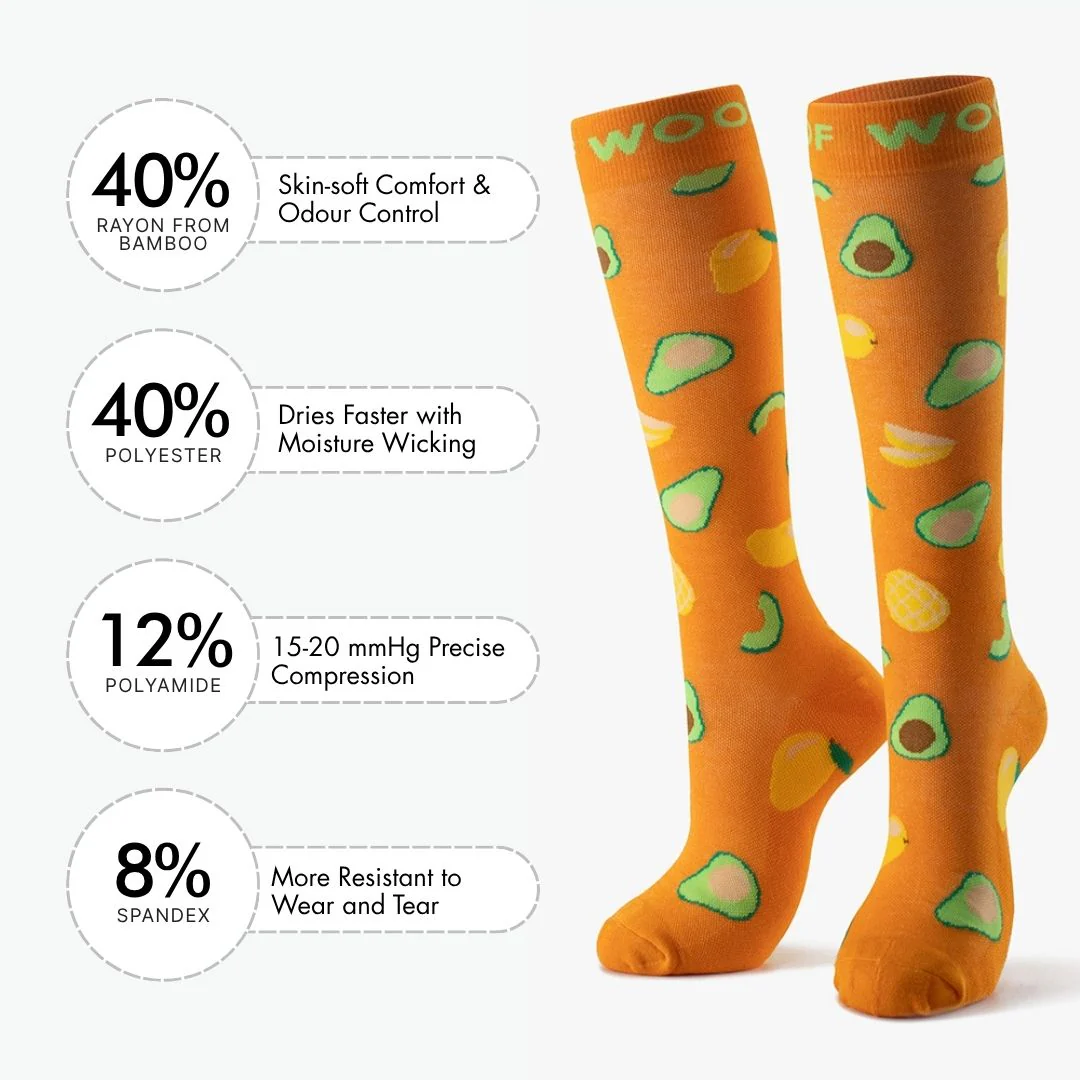 Avo Mango Bamboo Compression Socks - Image 3