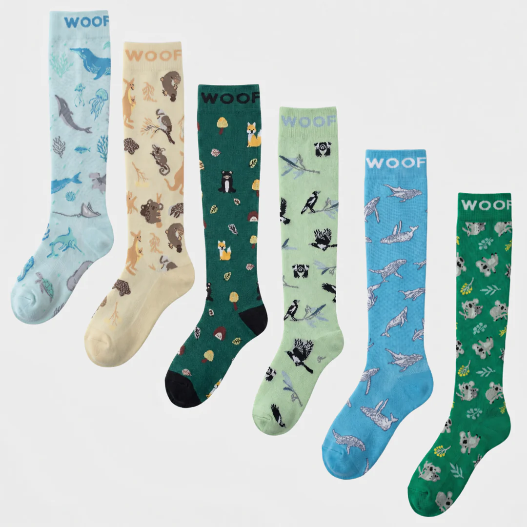 Back to Nature Bamboo Compression Socks 6 Pack