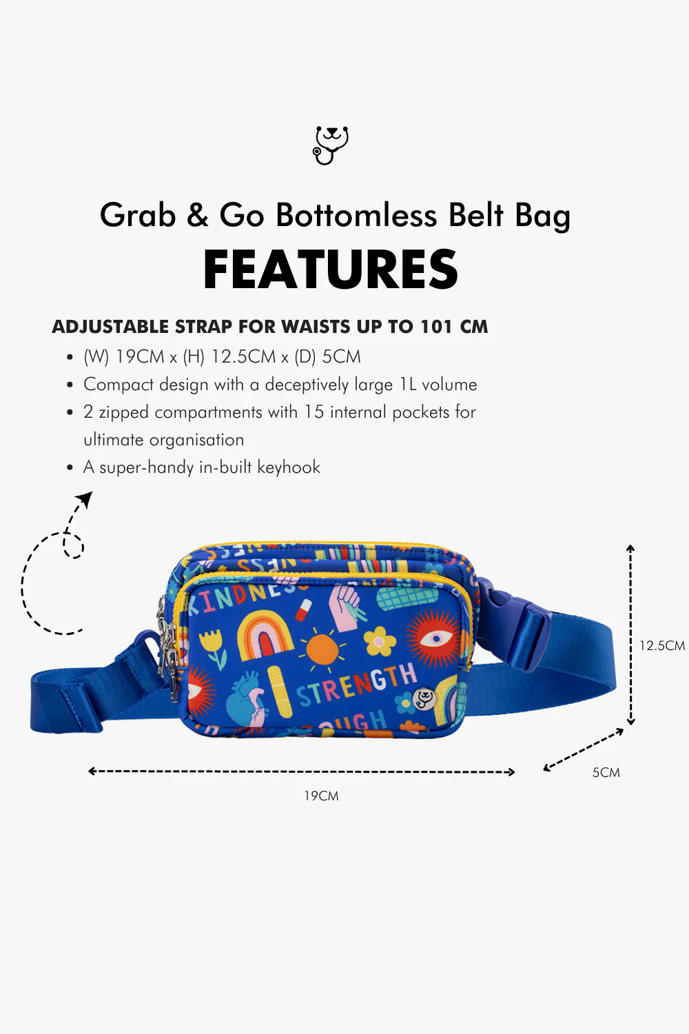 Grab & Go Bottomless Belt Bag - Image 12