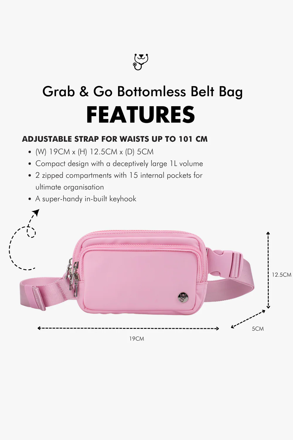 Grab & Go Bottomless Belt Bag - Image 7