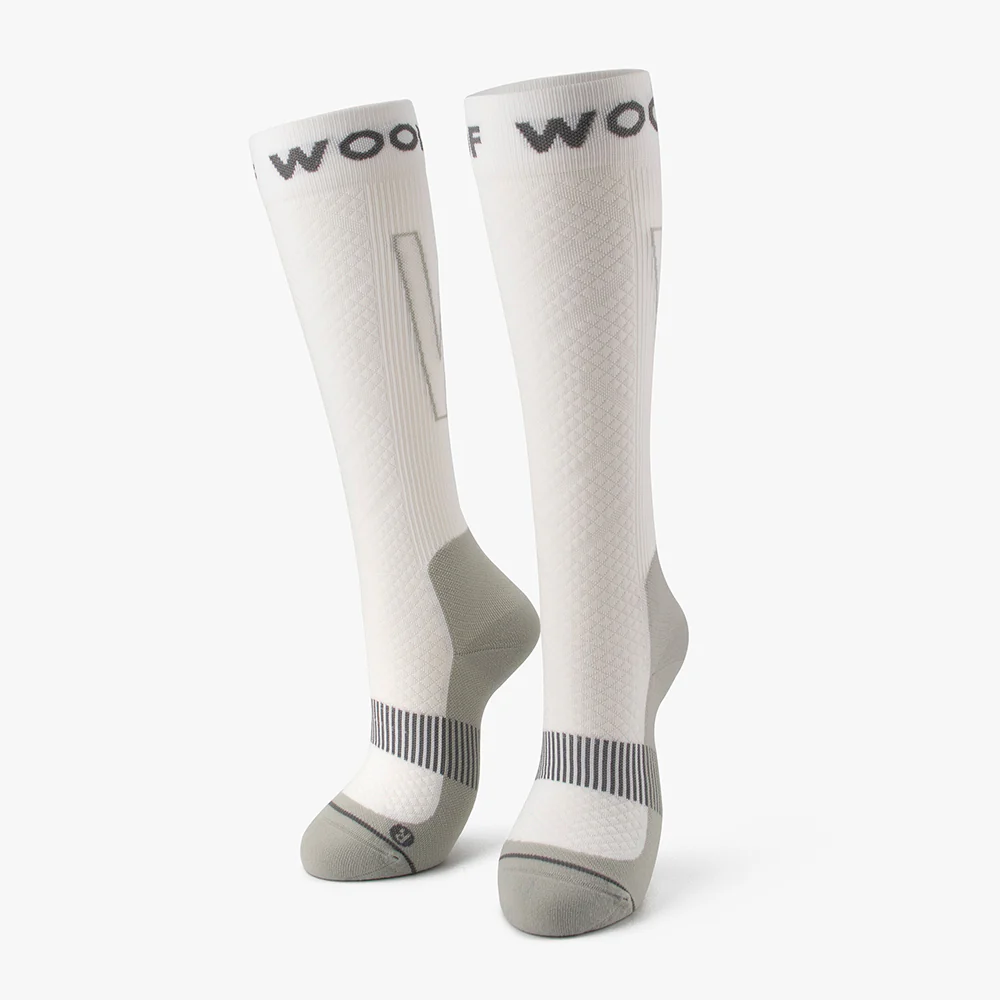 Black & White Performance Compression Socks 6 Pack - Image 3