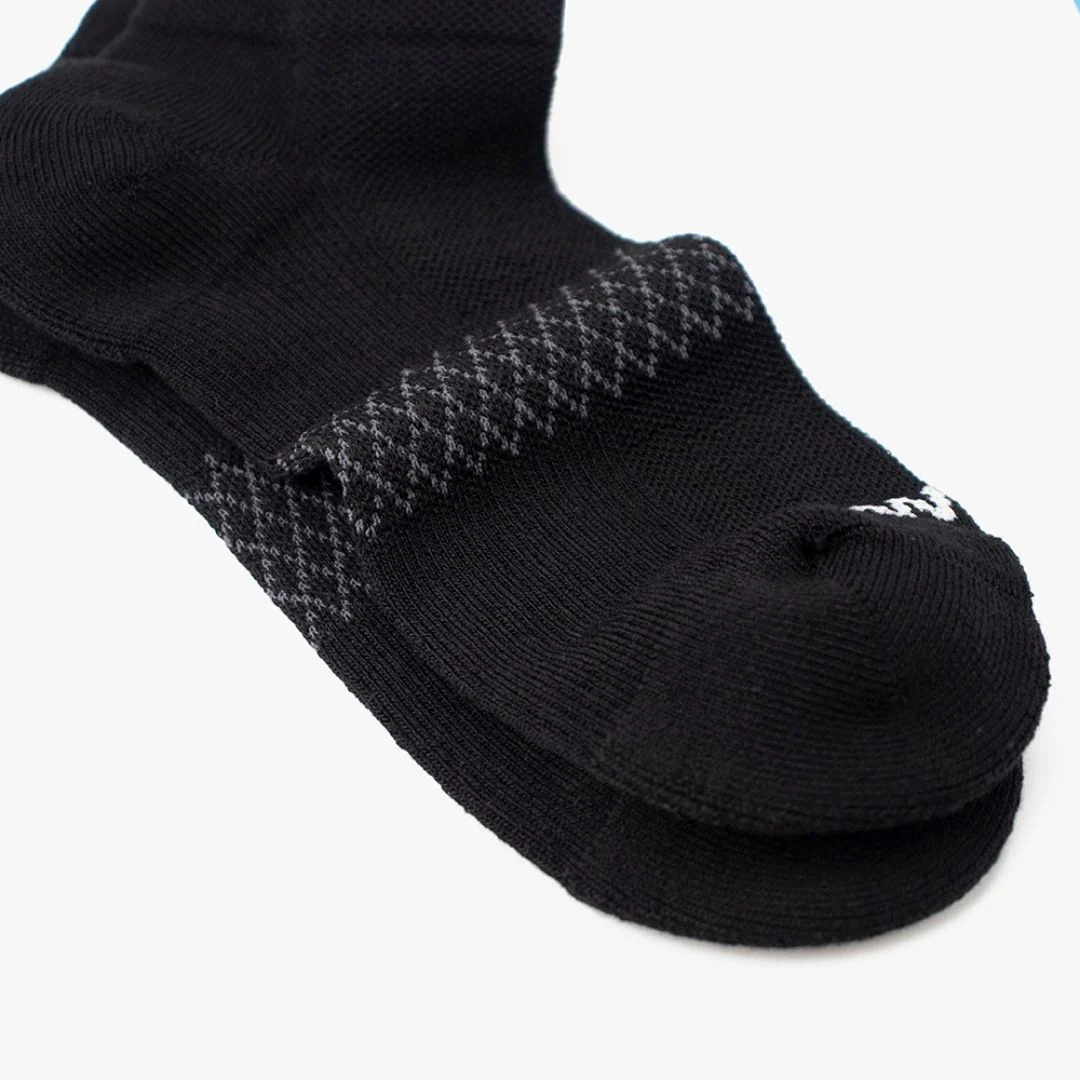 Black Bamboo Ankle Compression Socks - Image 5