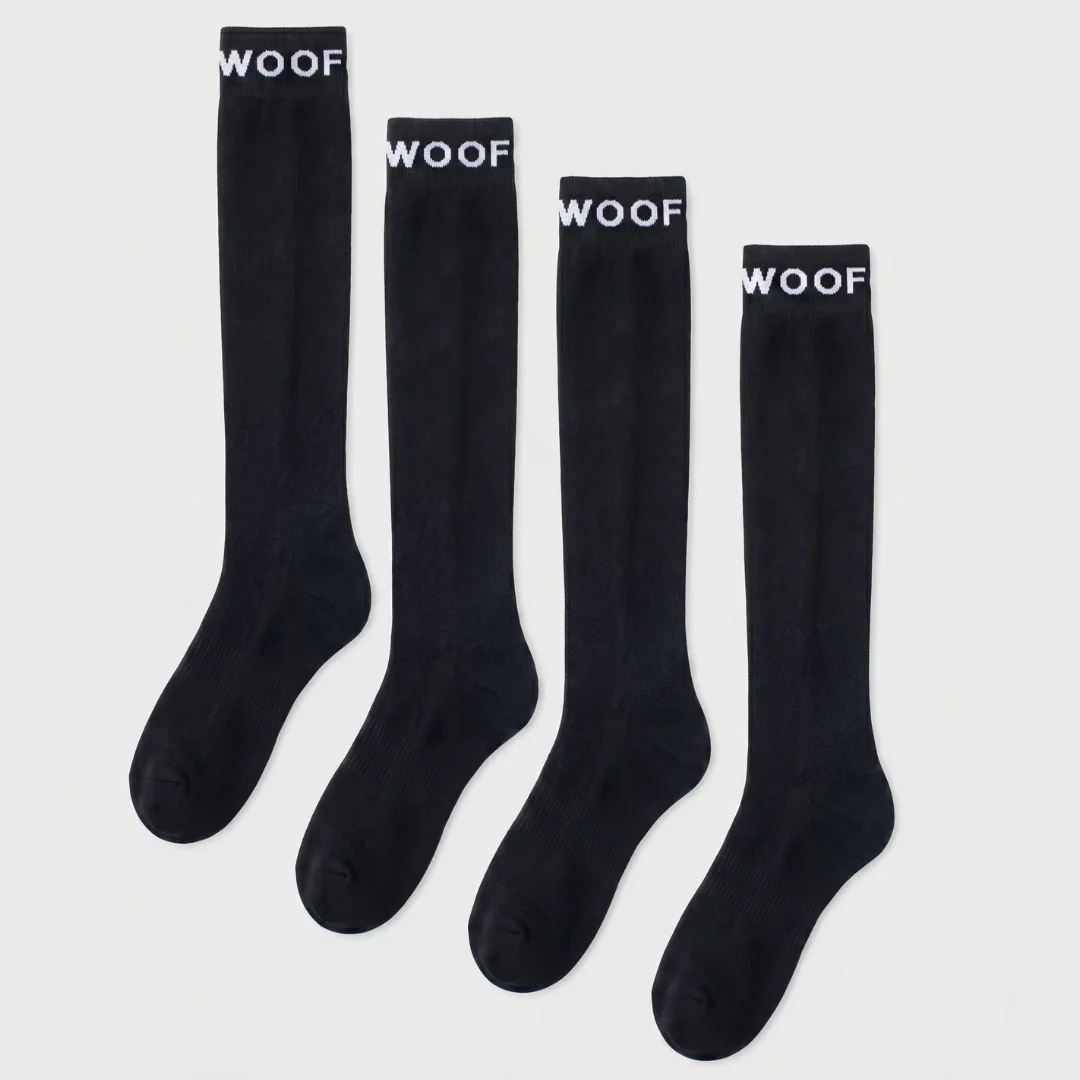 Black Bamboo Compression Socks 4 Pack