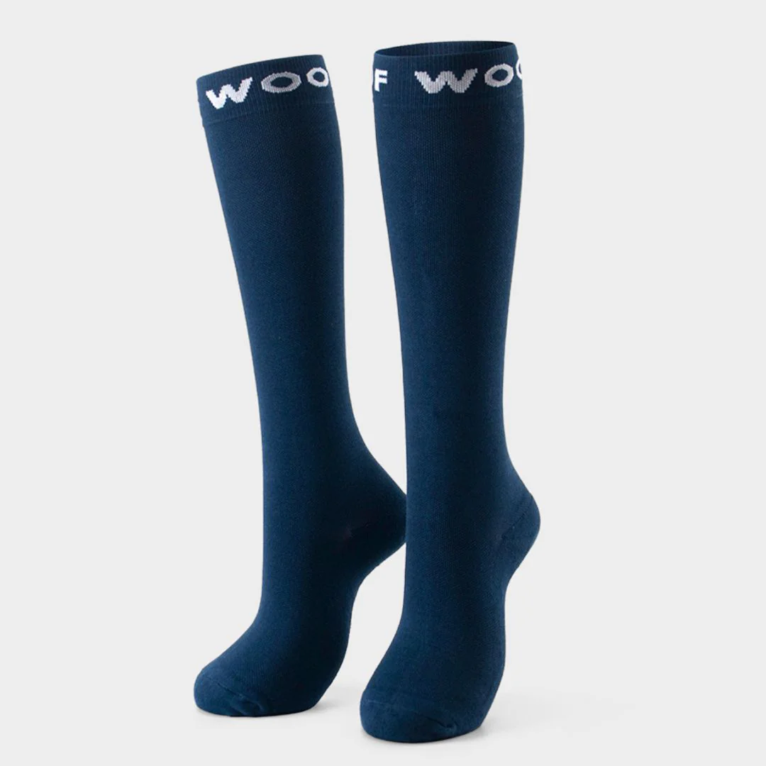 Black & Caribbean Blue Bamboo Compression Socks 4 Pack - Image 3