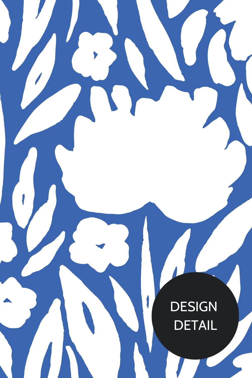 Blue-tiful Blooms Women’s 3-Pocket Scrub Top - Image 3