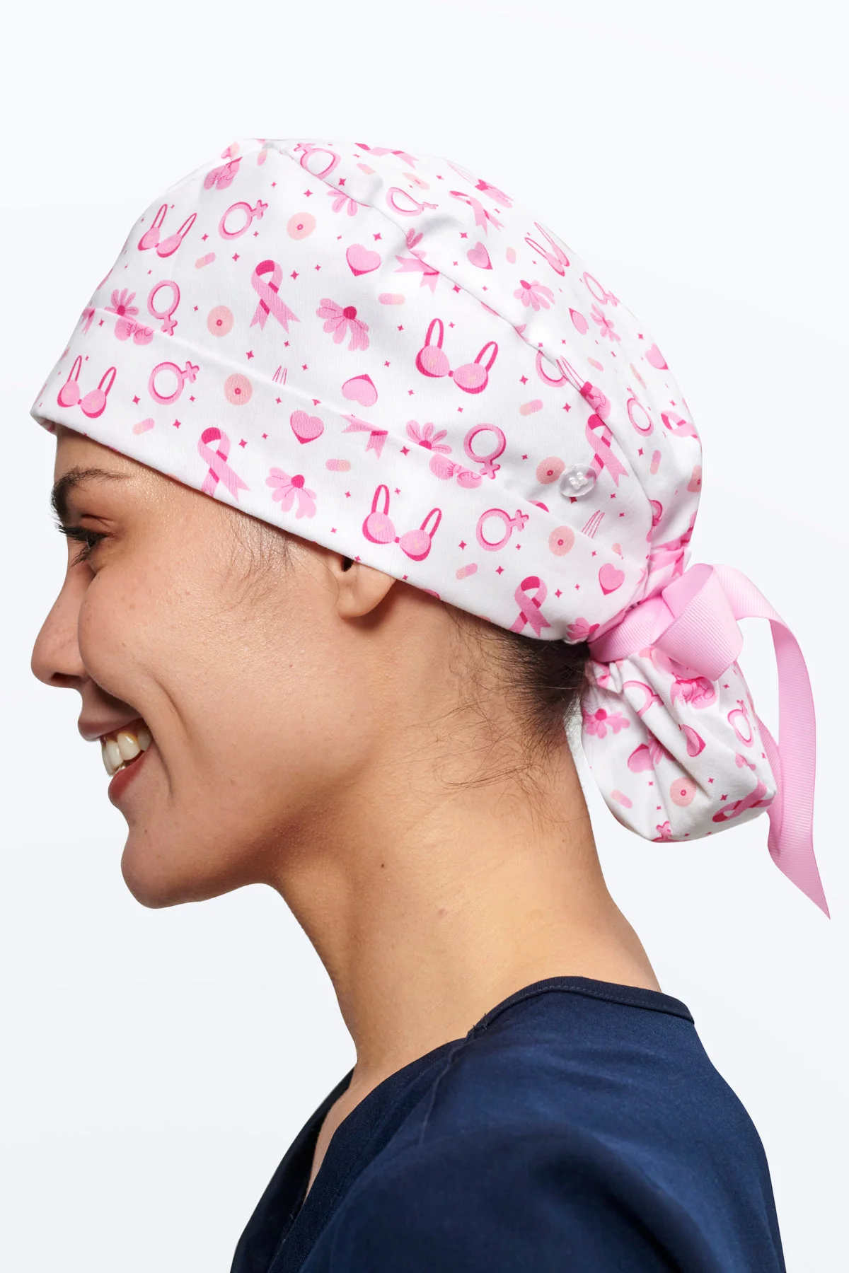 Breast Cancer Awareness Scrub Cap - Image 4