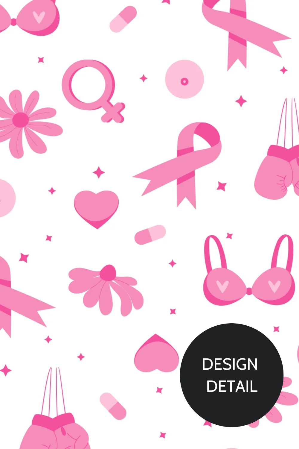 Breast Cancer Awareness Women’s 3-Pocket Scrub Top - Image 3