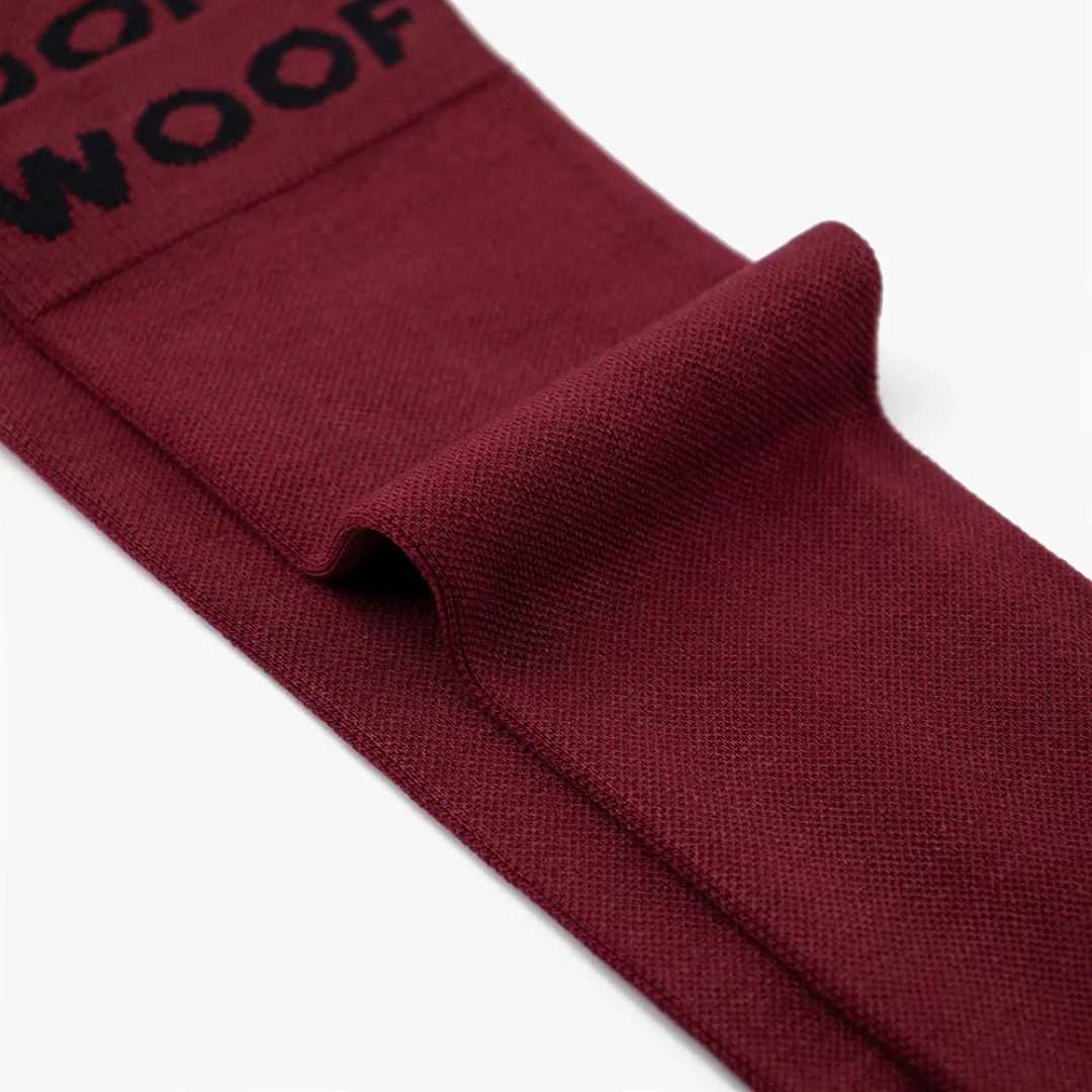 Burgundy Bamboo Compression Socks - Image 4