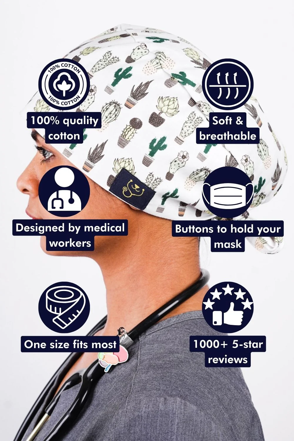 Prickles Scrub Cap - Image 3