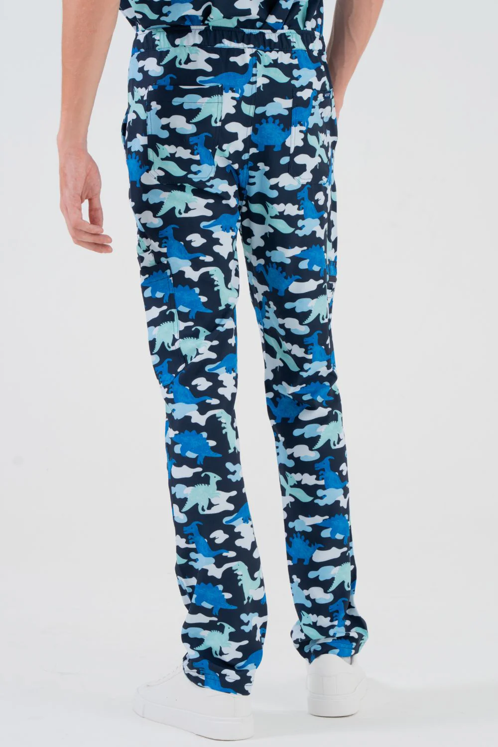 Camosaurus Rex Men’s Cargo Scrub Pants - Image 5