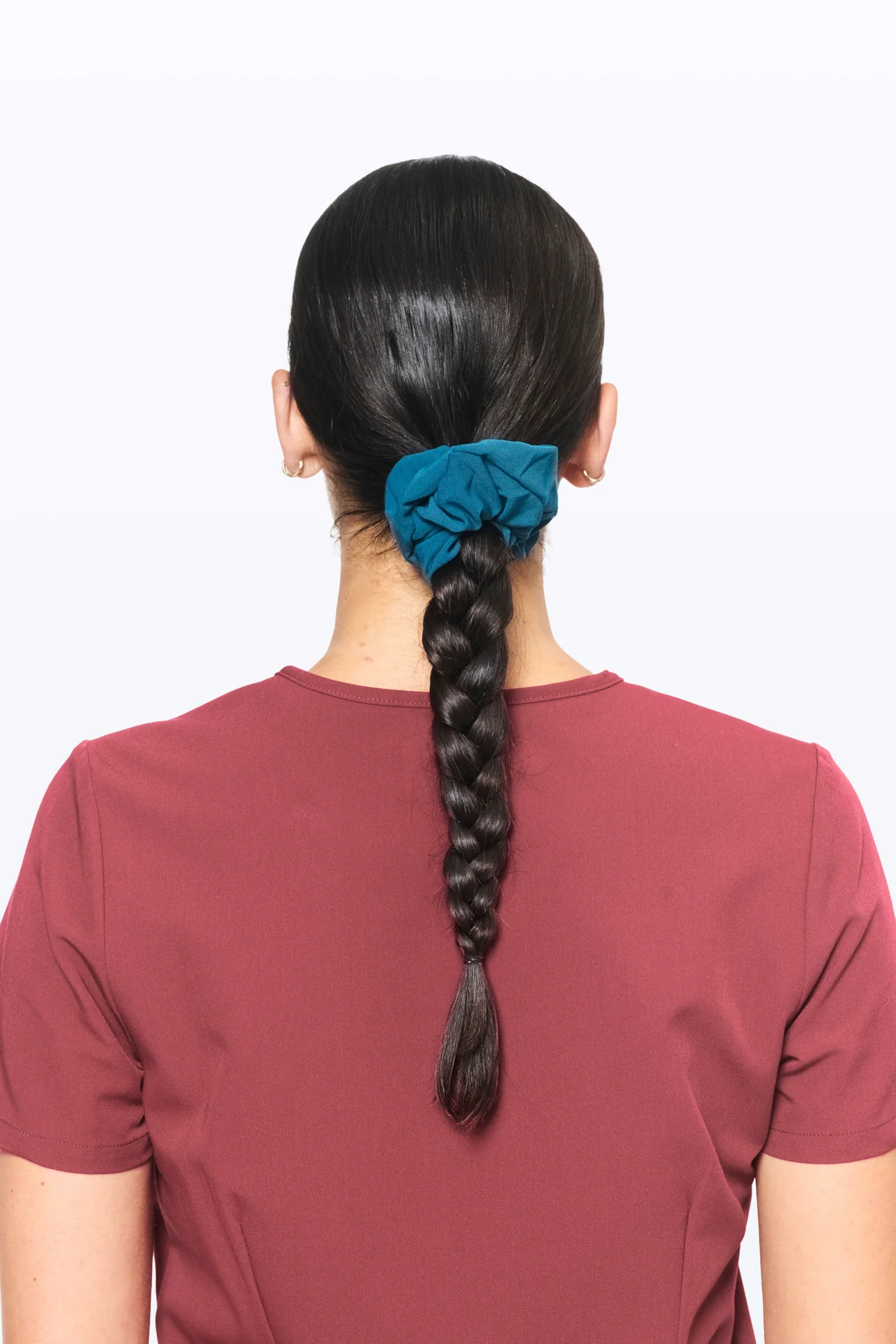 Caribbean Blue Scrunchie - Image 2