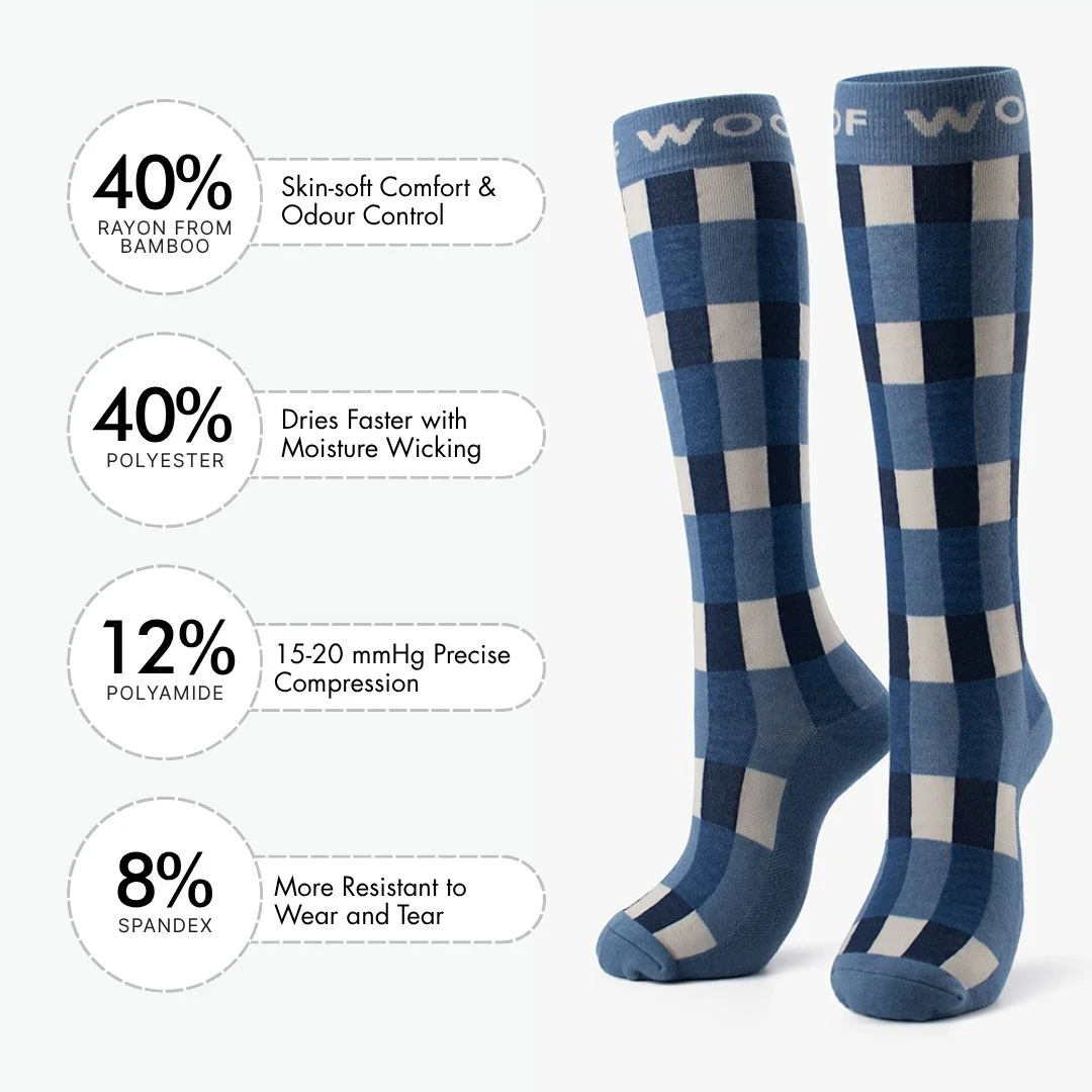 Checkmate Bamboo Compression Socks - Image 3