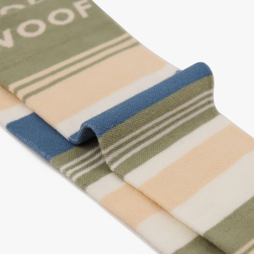 Chill Sunday Stripes Bamboo Compression Socks - Image 4