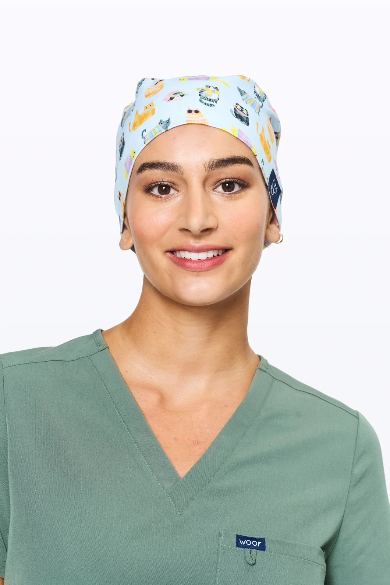 Cool Cats Scrub Cap