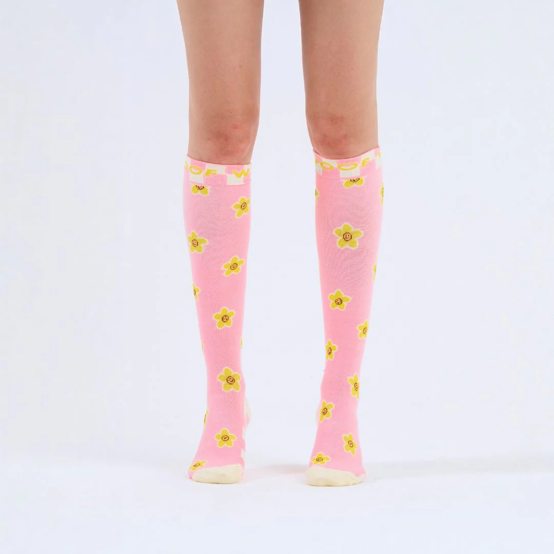 Daisy Delight Bamboo Compression Socks
