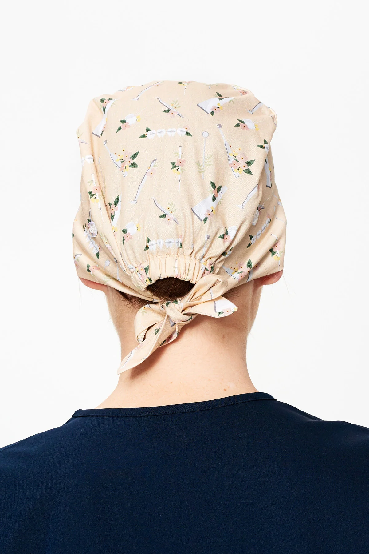 Dental Floral Scrub Cap - Image 4