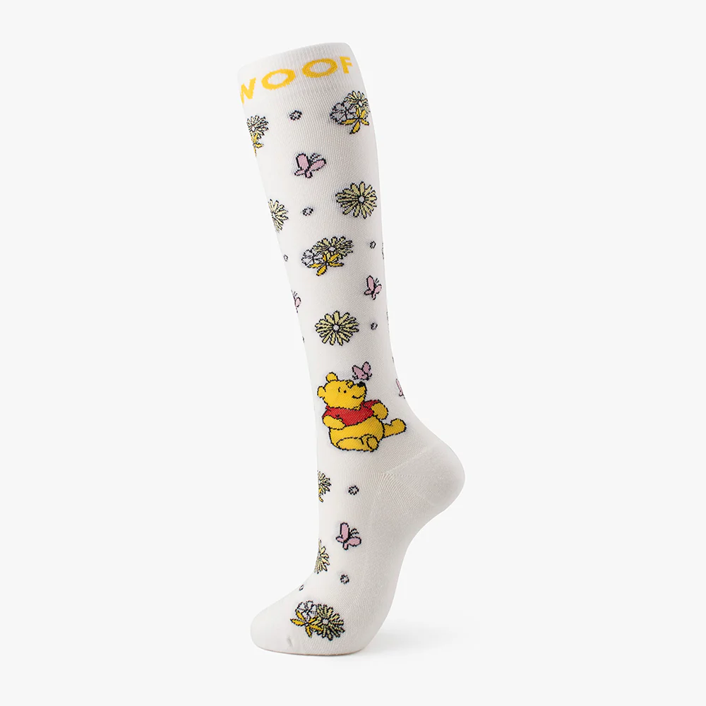 Disney's Winnie the Pooh Bamboo Compression Socks 4 Pack - Image 2