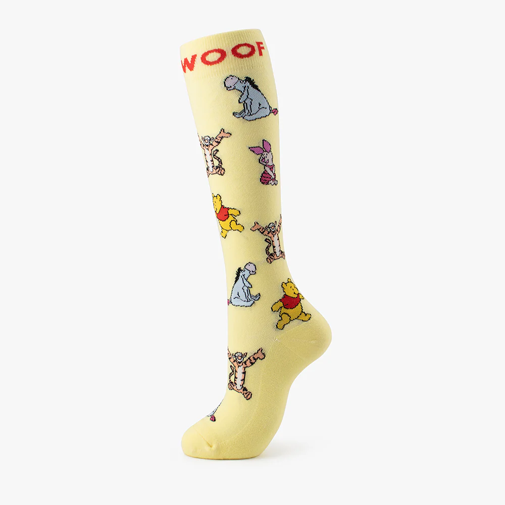 Disney's Winnie the Pooh Bamboo Compression Socks 4 Pack - Image 3