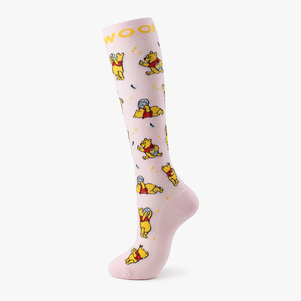 Disney's Winnie the Pooh Bamboo Compression Socks 4 Pack - Image 5