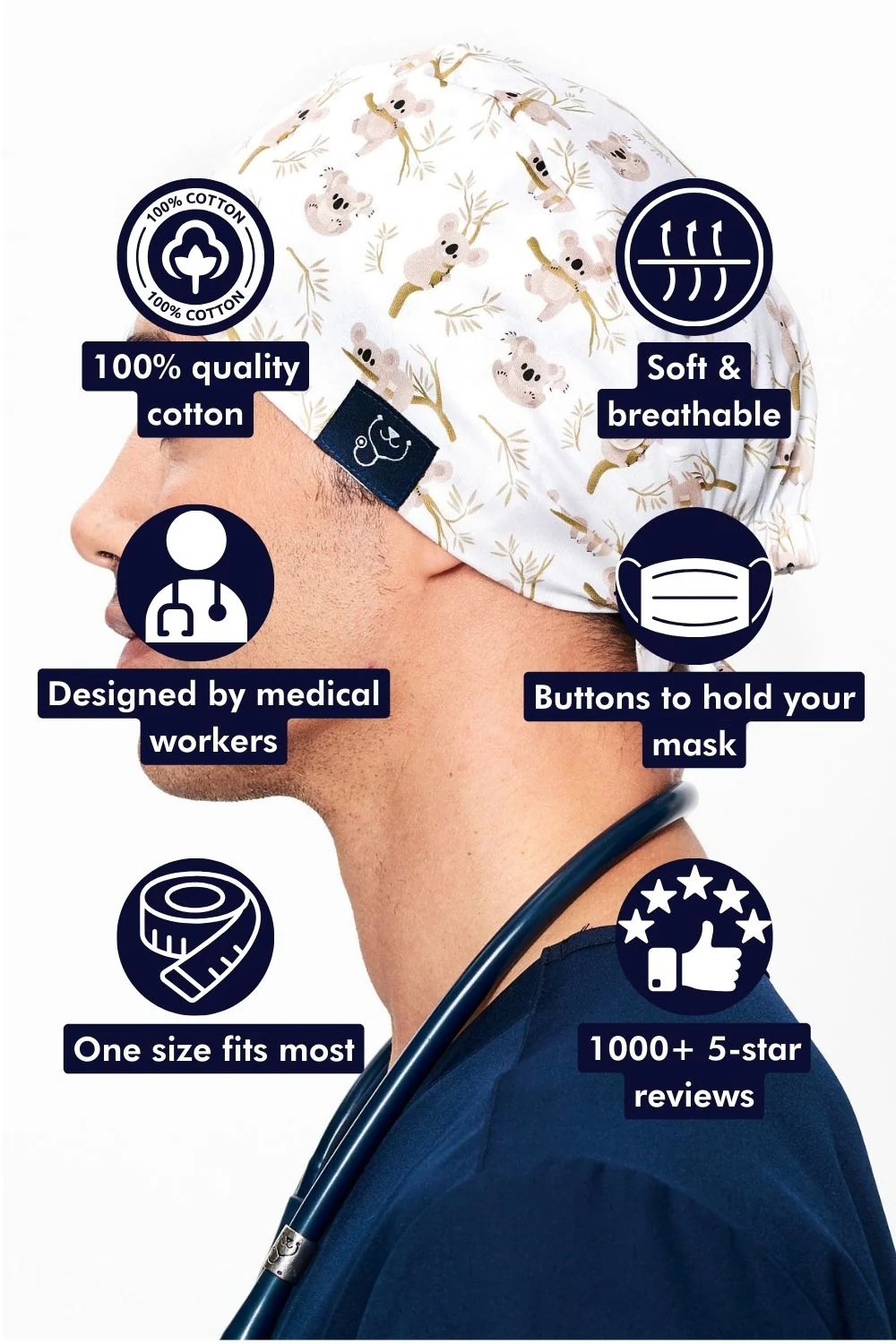 Drop Bear Scrub Cap - Image 3