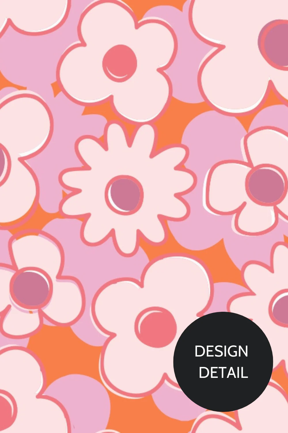 Flower Power Women’s 3-Pocket Scrub Top - Image 3