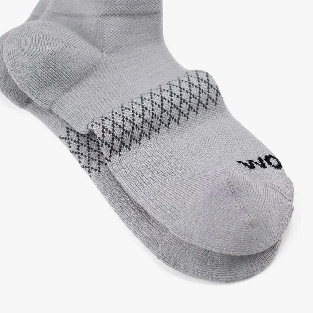 Grey Bamboo Ankle Compression Socks - Image 5