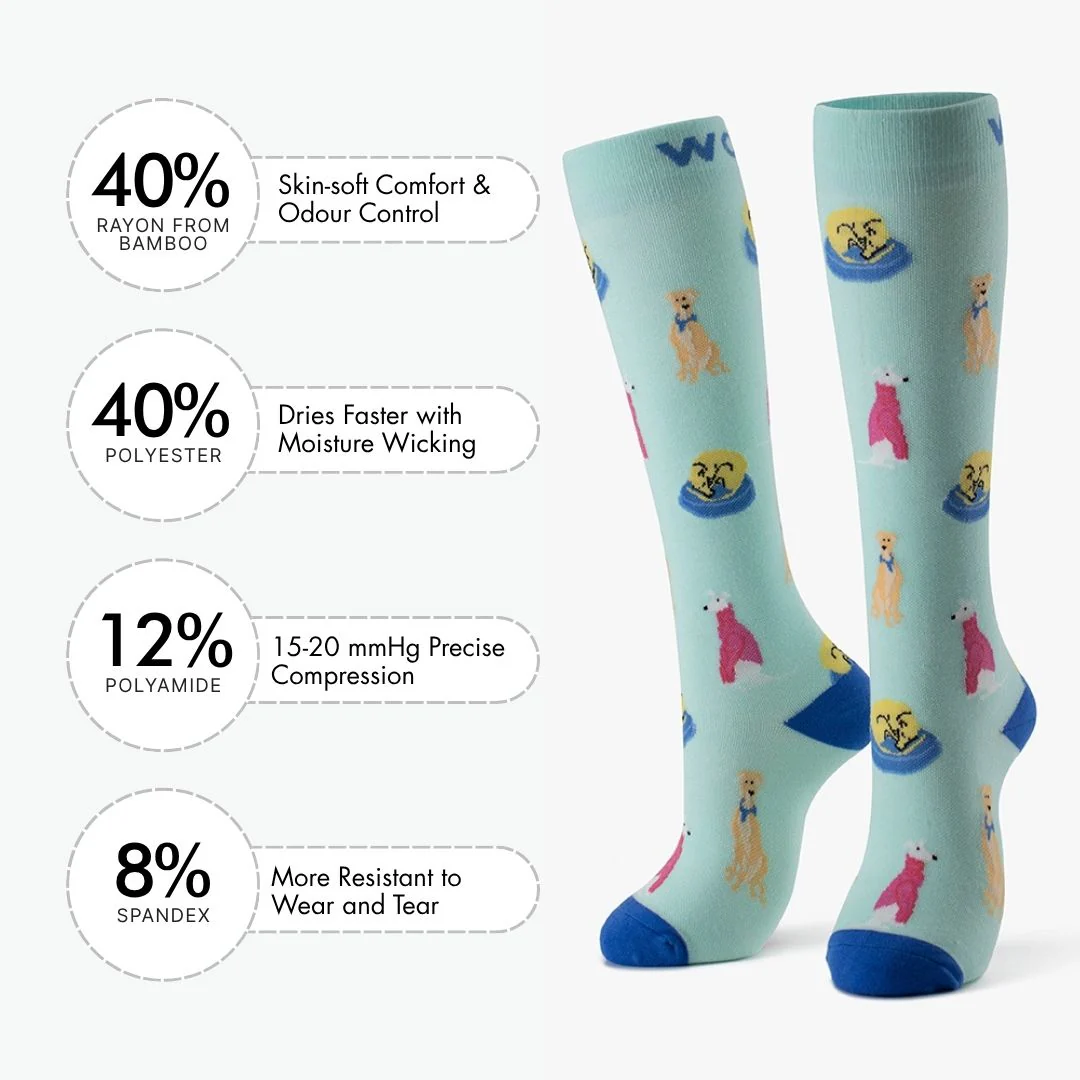Greyhounds Bamboo Compression Socks - Image 3