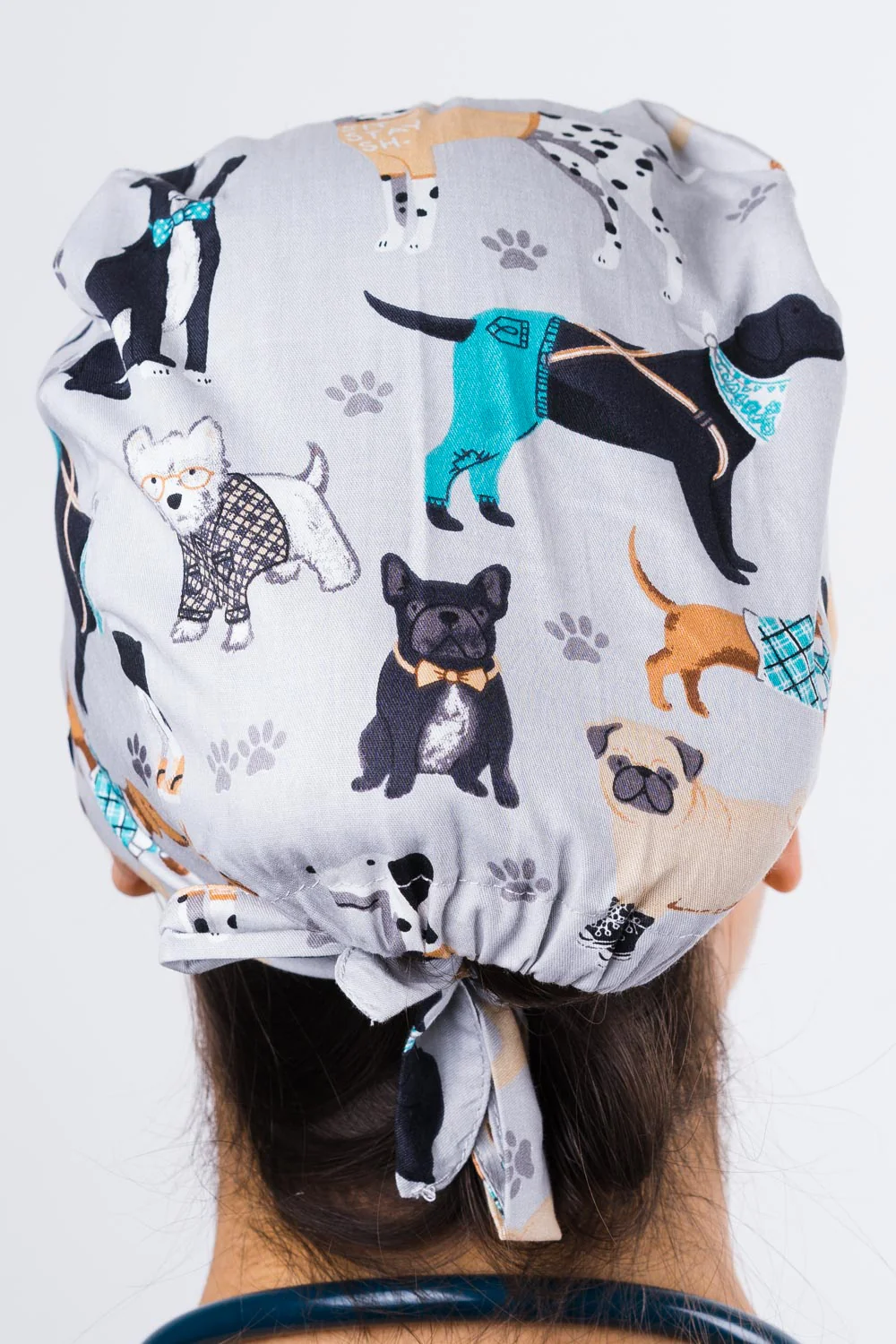 Hipster Dogs Scrub Cap - Image 4
