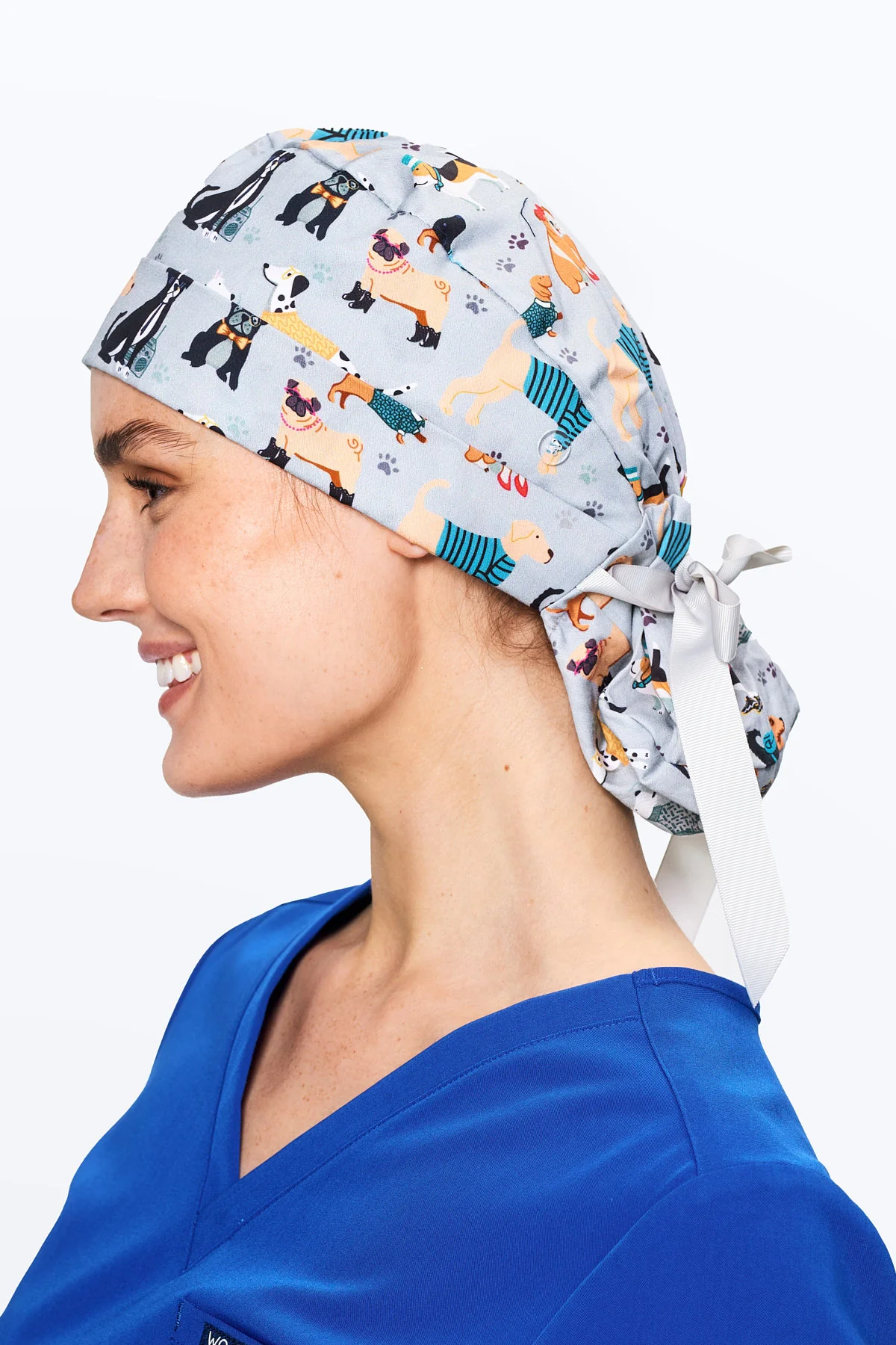 Hipster Dogs Scrub Cap - Image 6