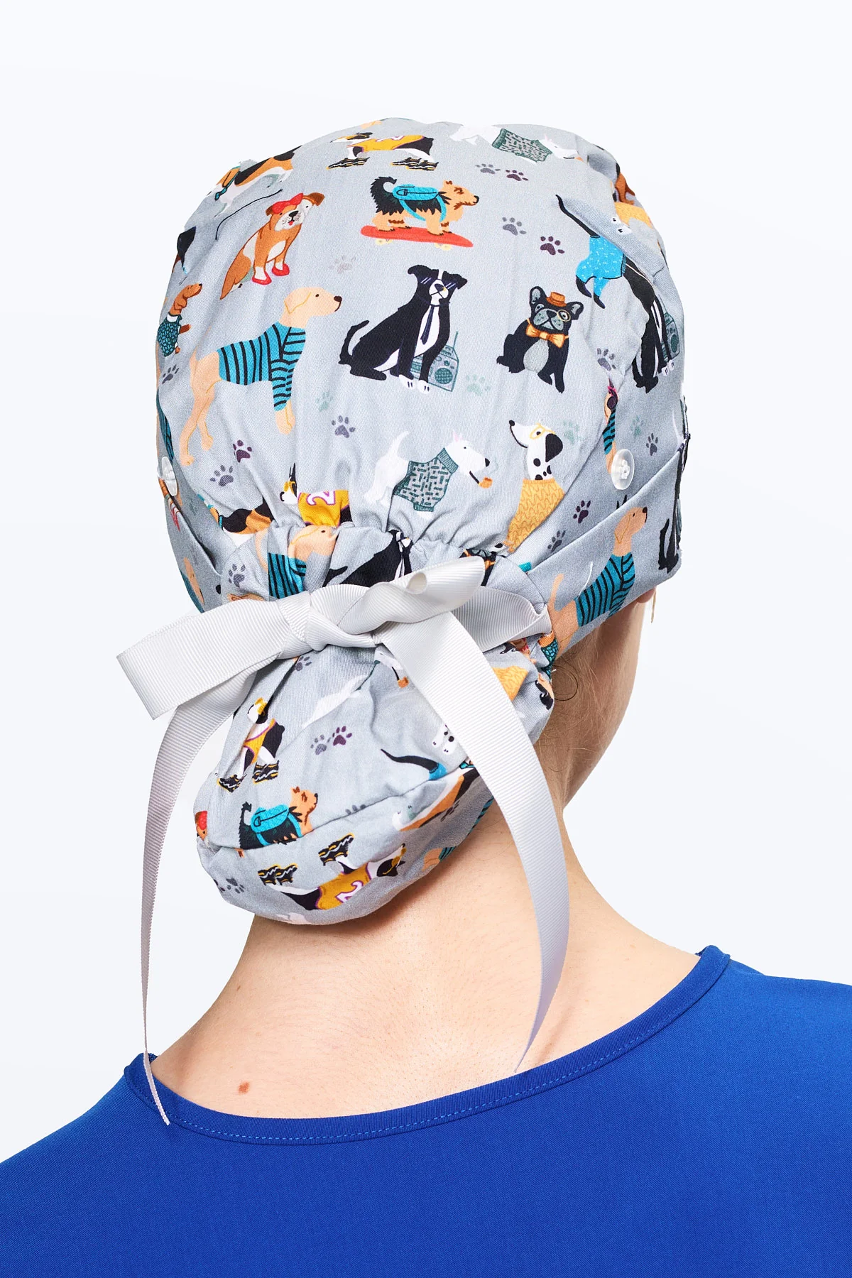 Hipster Dogs Scrub Cap - Image 7
