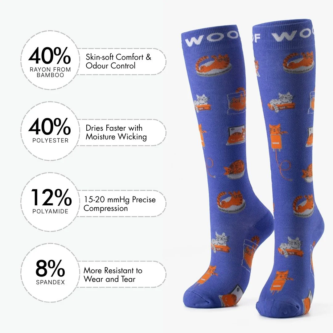 If I Fit I Sit Bamboo Compression Socks - Image 3
