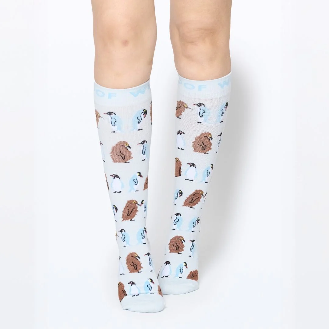 I'm Just a Baby Penguin Bamboo Compression Socks