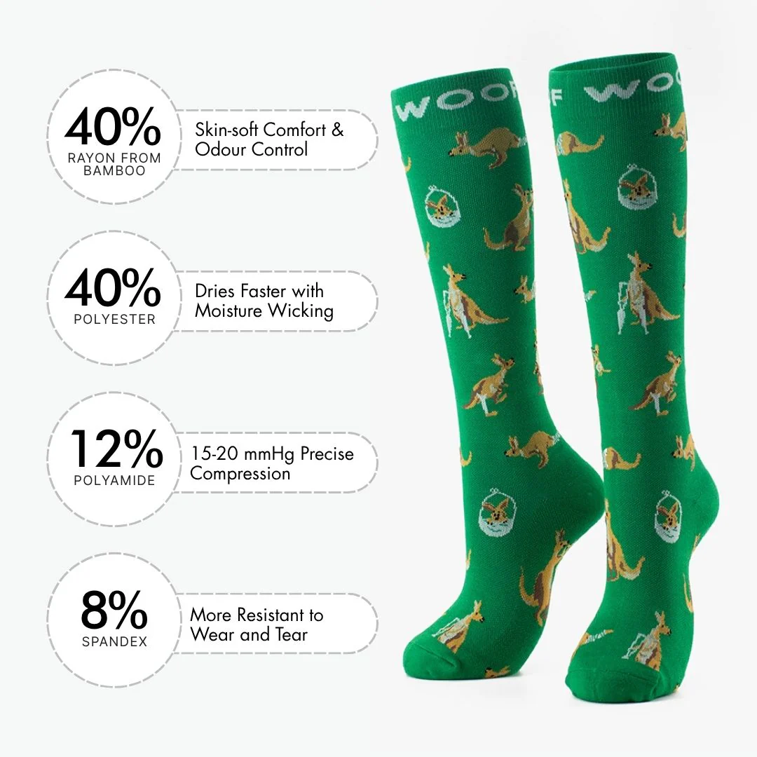 Kangaroo Hospital Bamboo Compression Socks - Image 3