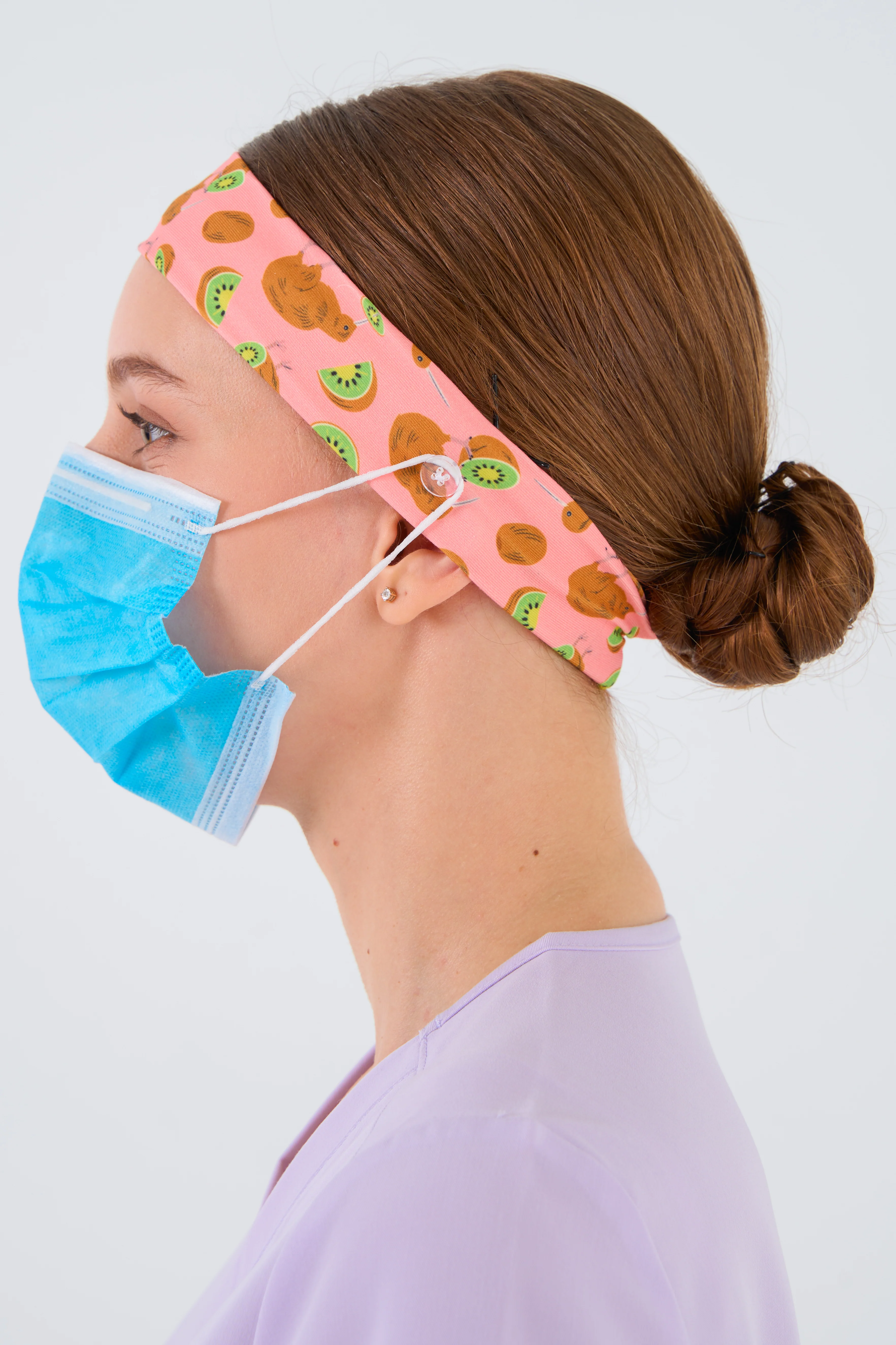 Kiwi Fruit Headband and Mask Holder - Image 5