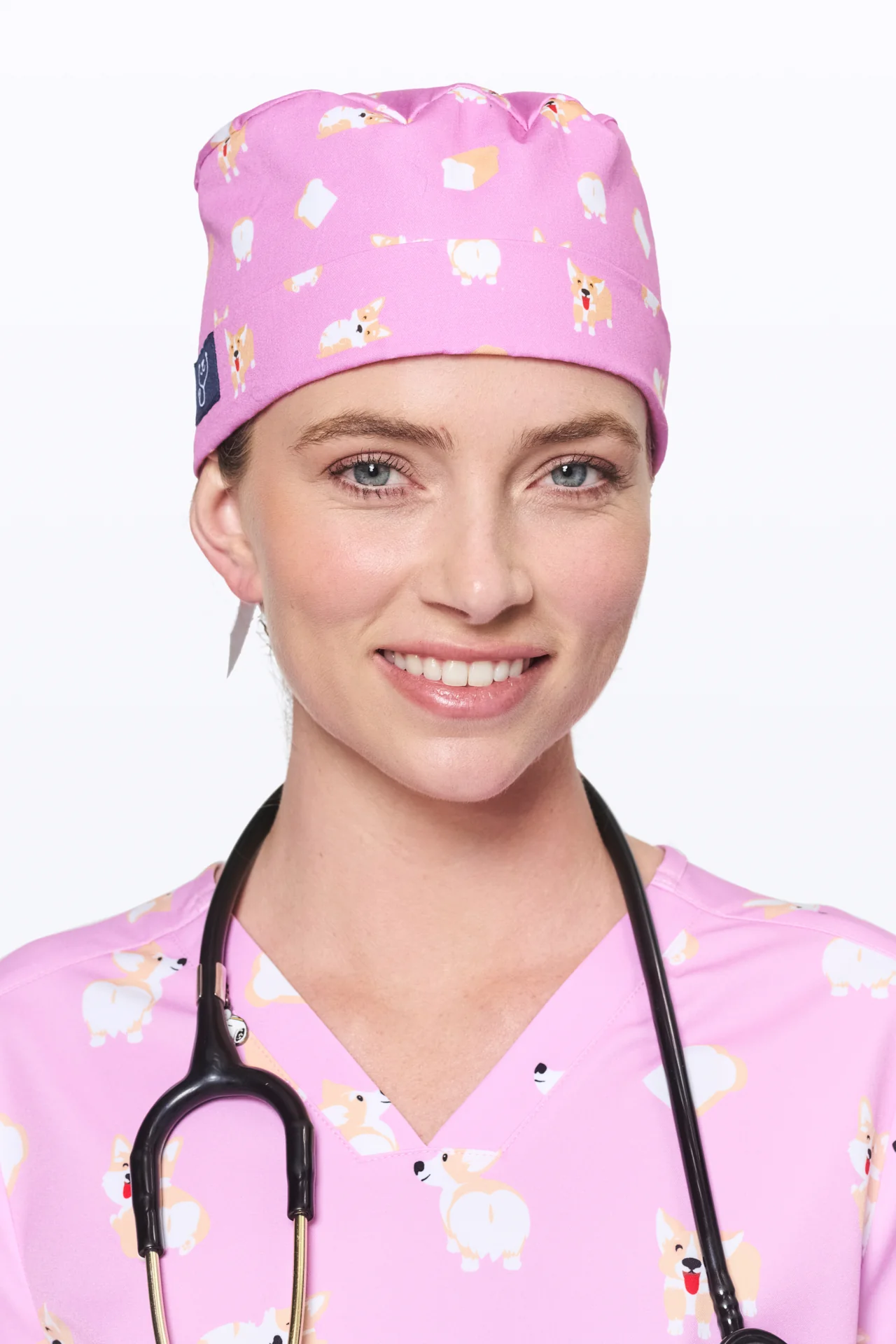 Loafing Corgis Scrub Cap