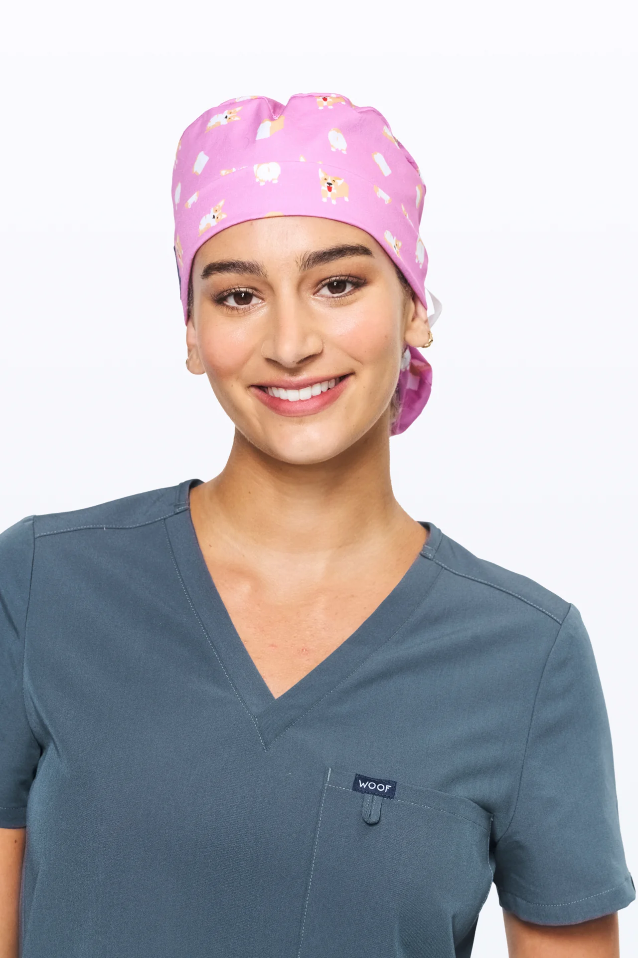 Loafing Corgis Scrub Cap - Image 5