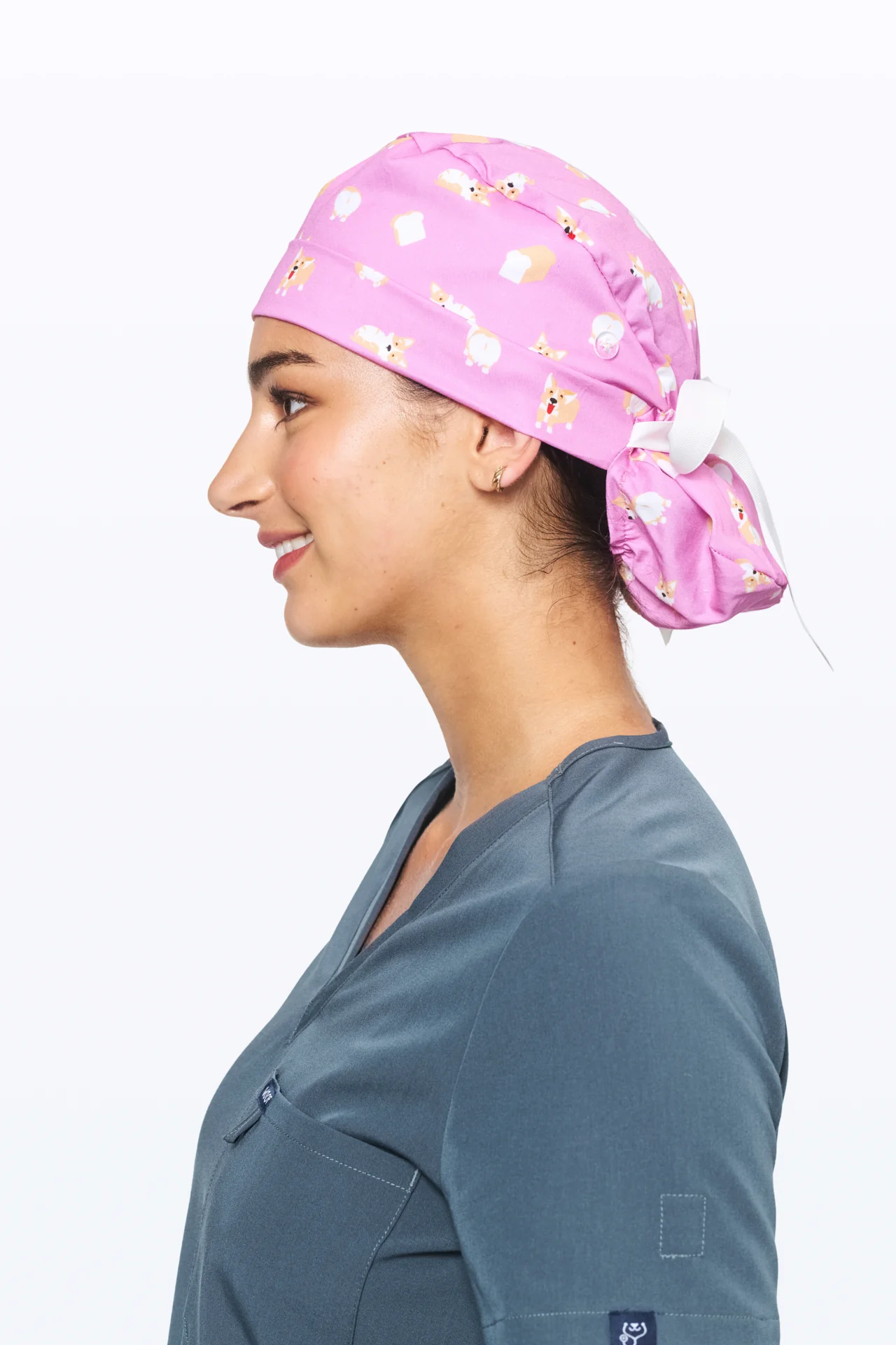 Loafing Corgis Scrub Cap - Image 6