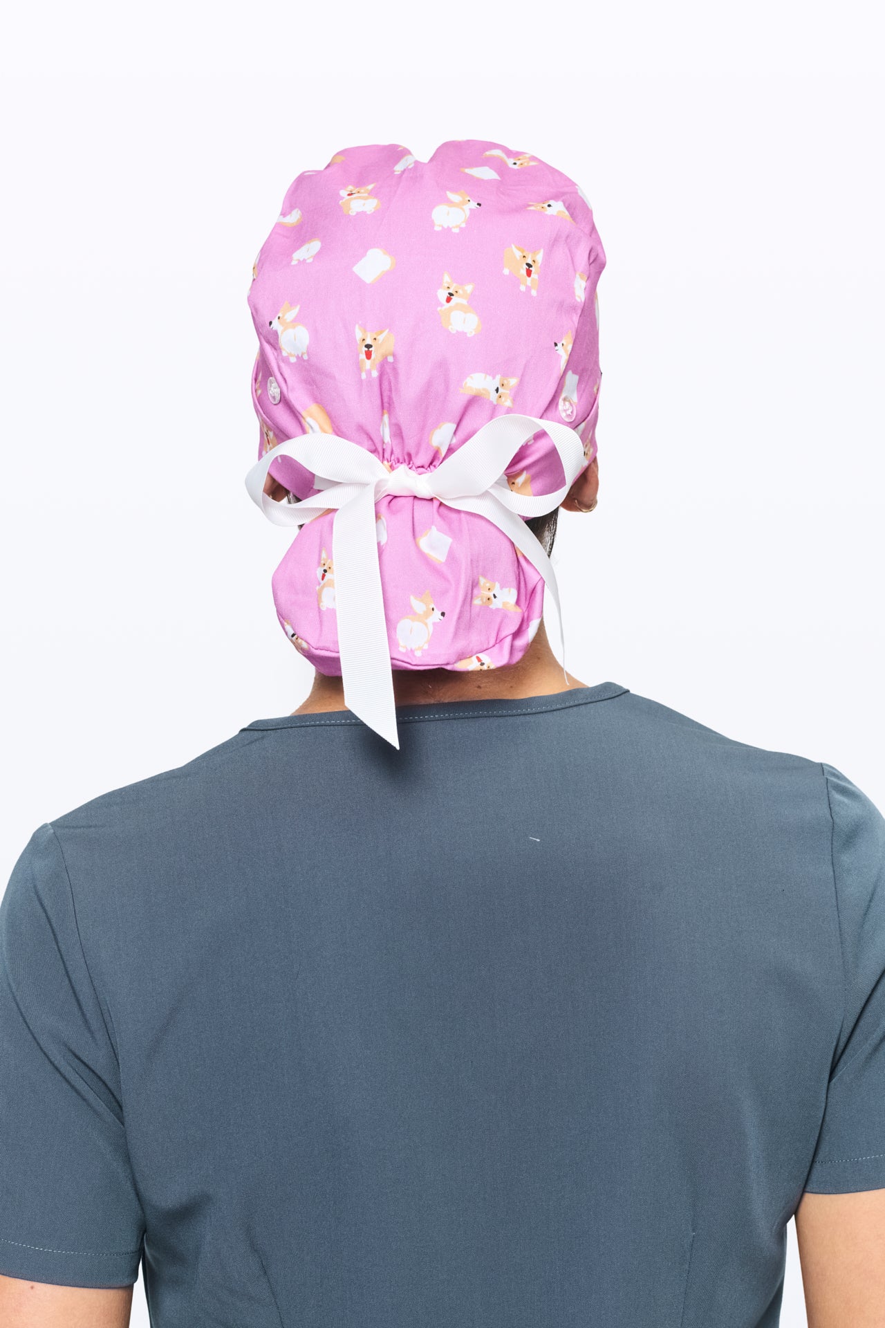Loafing Corgis Scrub Cap - Image 7