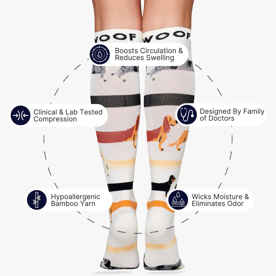 Long Boi Bamboo Compression Socks - Image 2