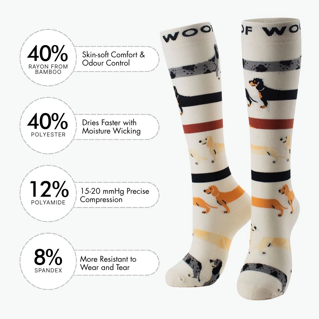 Long Boi Bamboo Compression Socks - Image 3