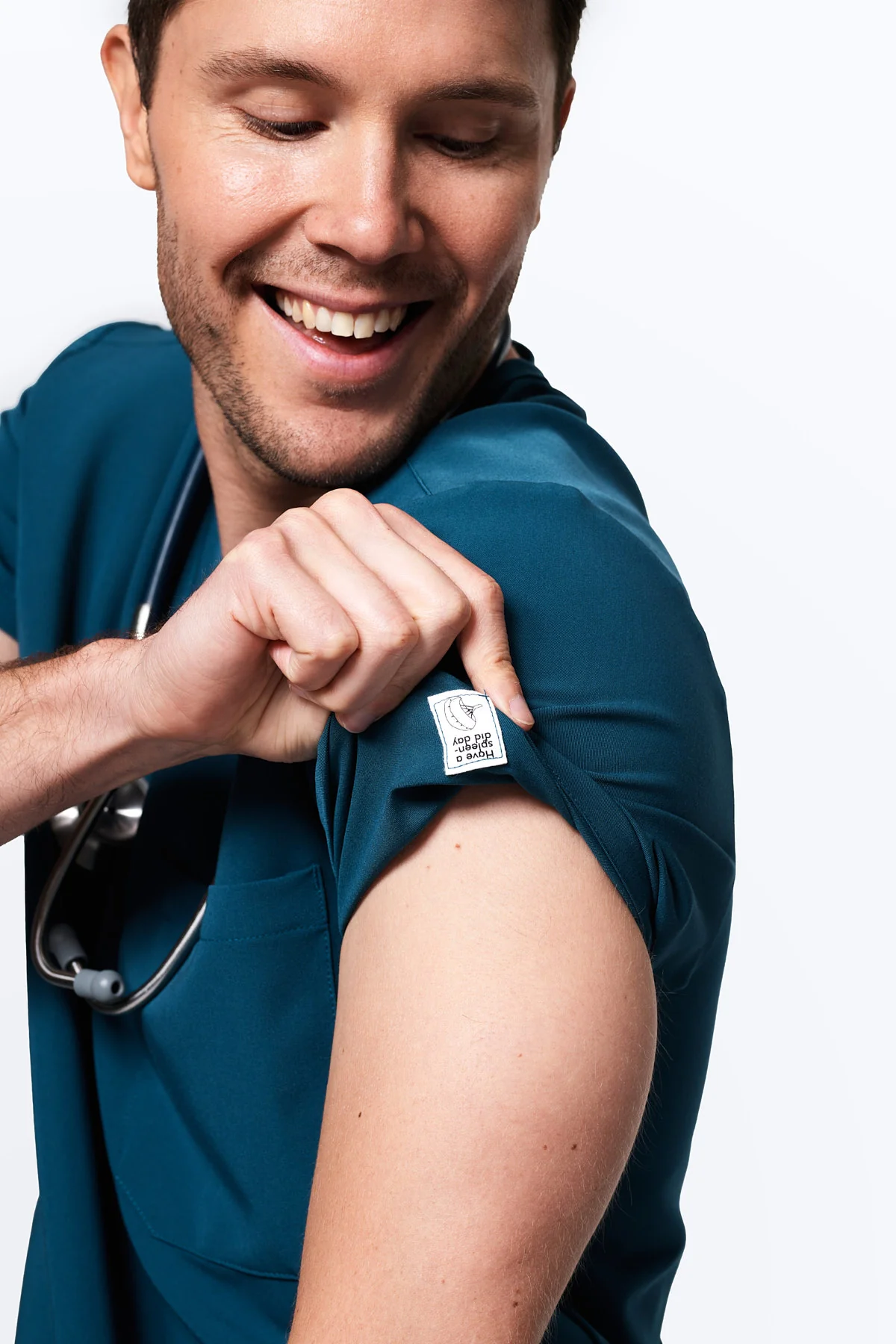 Men's 3-Pocket Scrub Top - Image 13