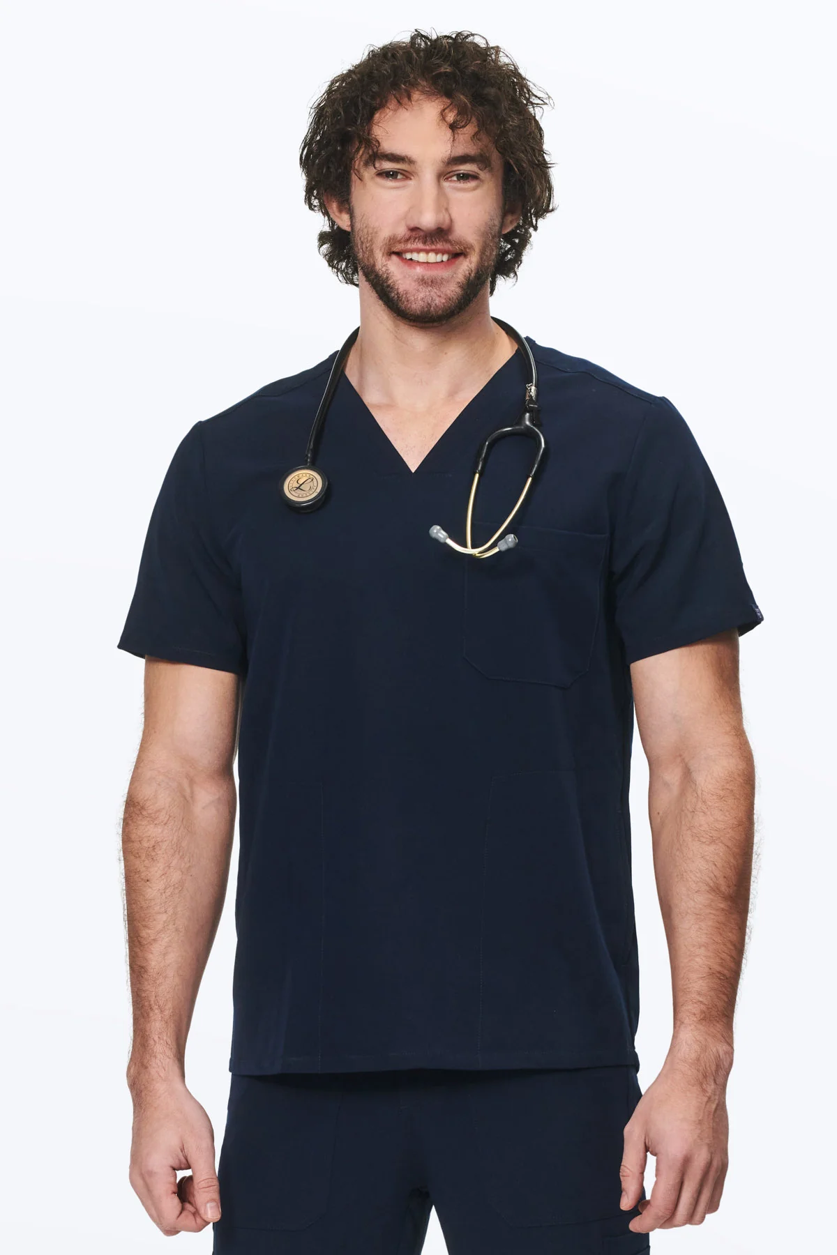 Men's 3-Pocket Scrub Top - Image 19