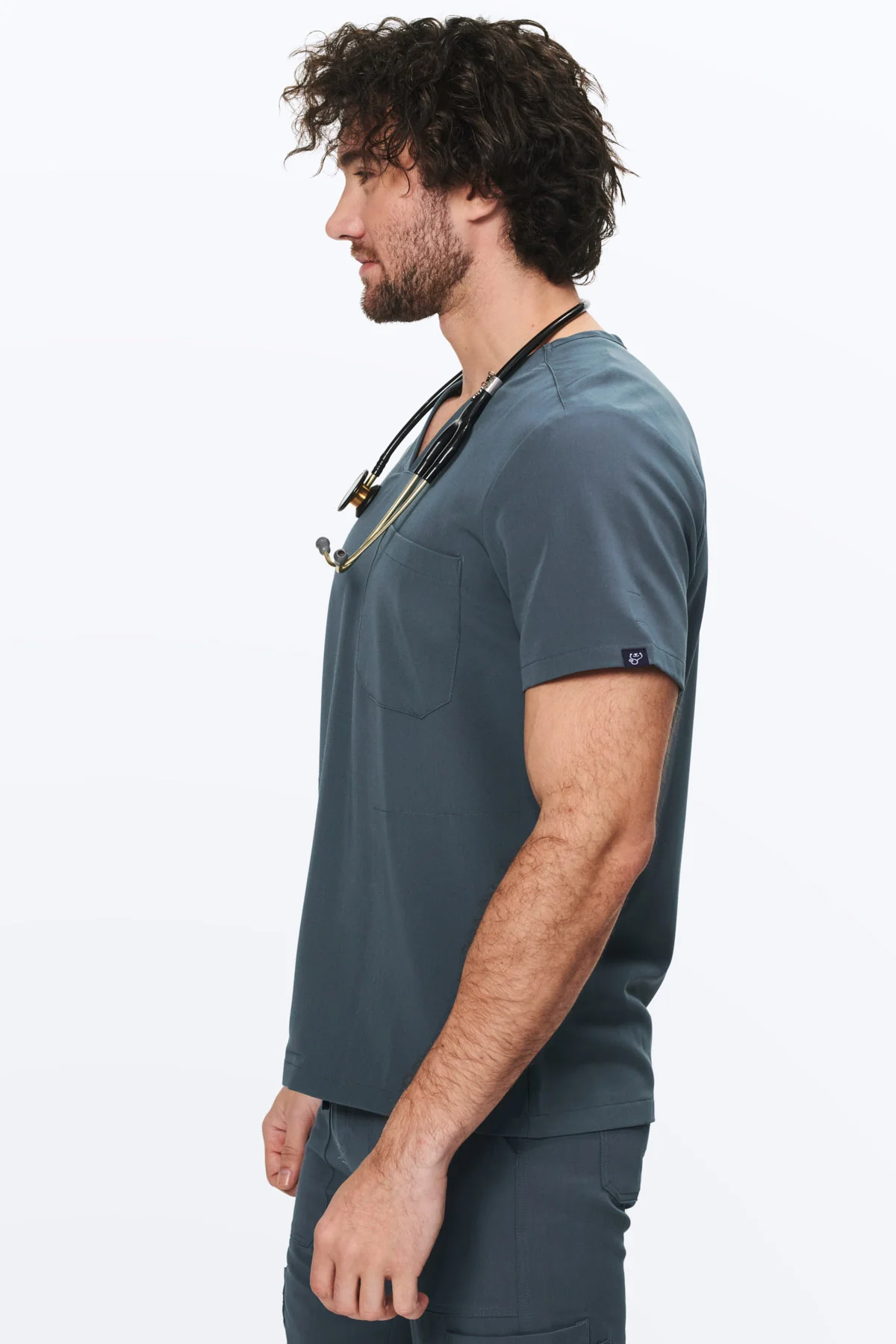 Men's 3-Pocket Scrub Top - Image 25