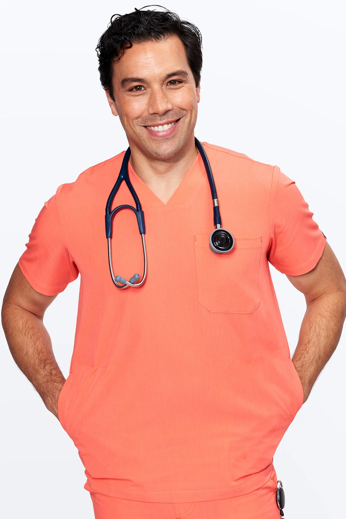Men's 3-Pocket Scrub Top - Image 27