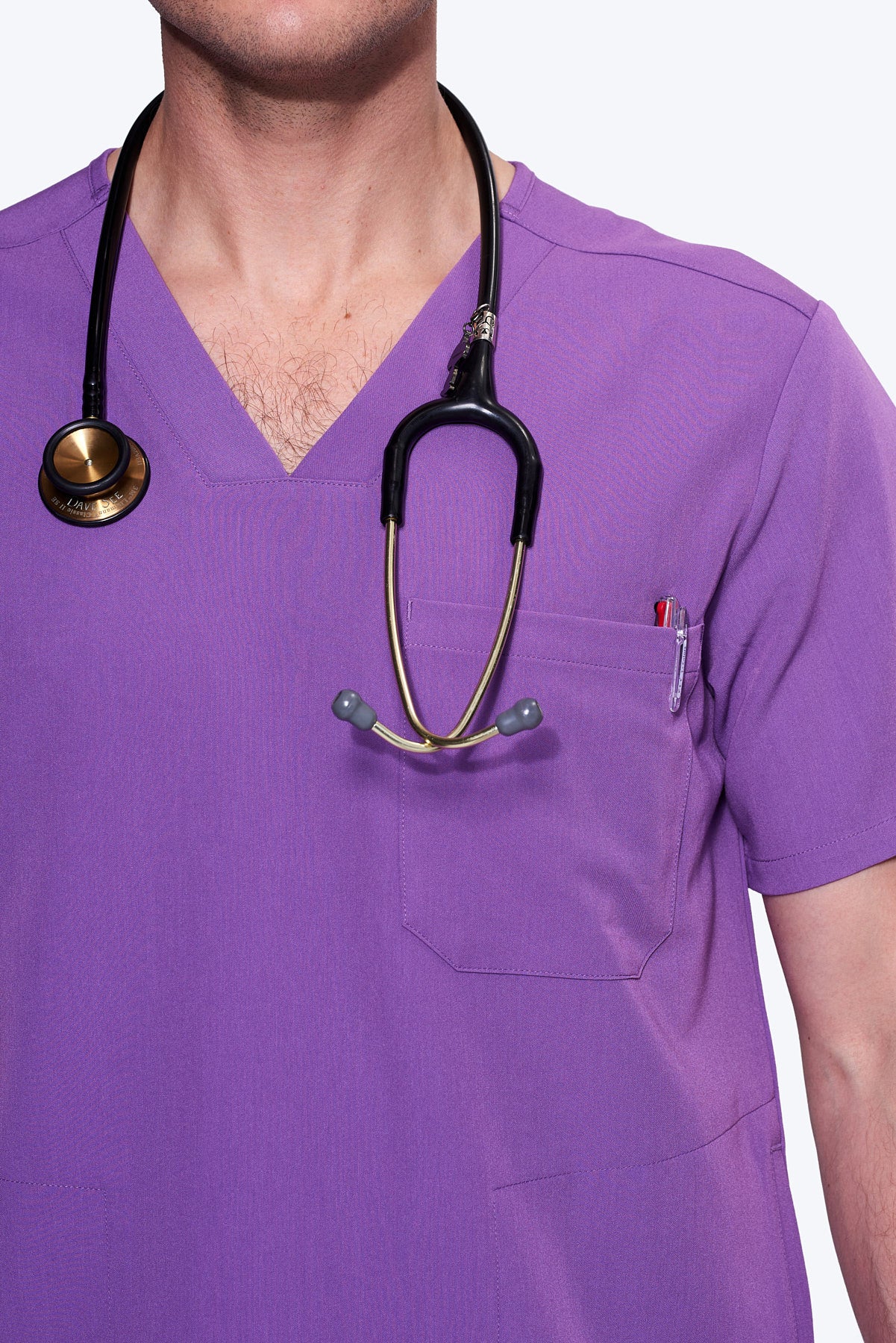 Men's 3-Pocket Scrub Top - Image 37