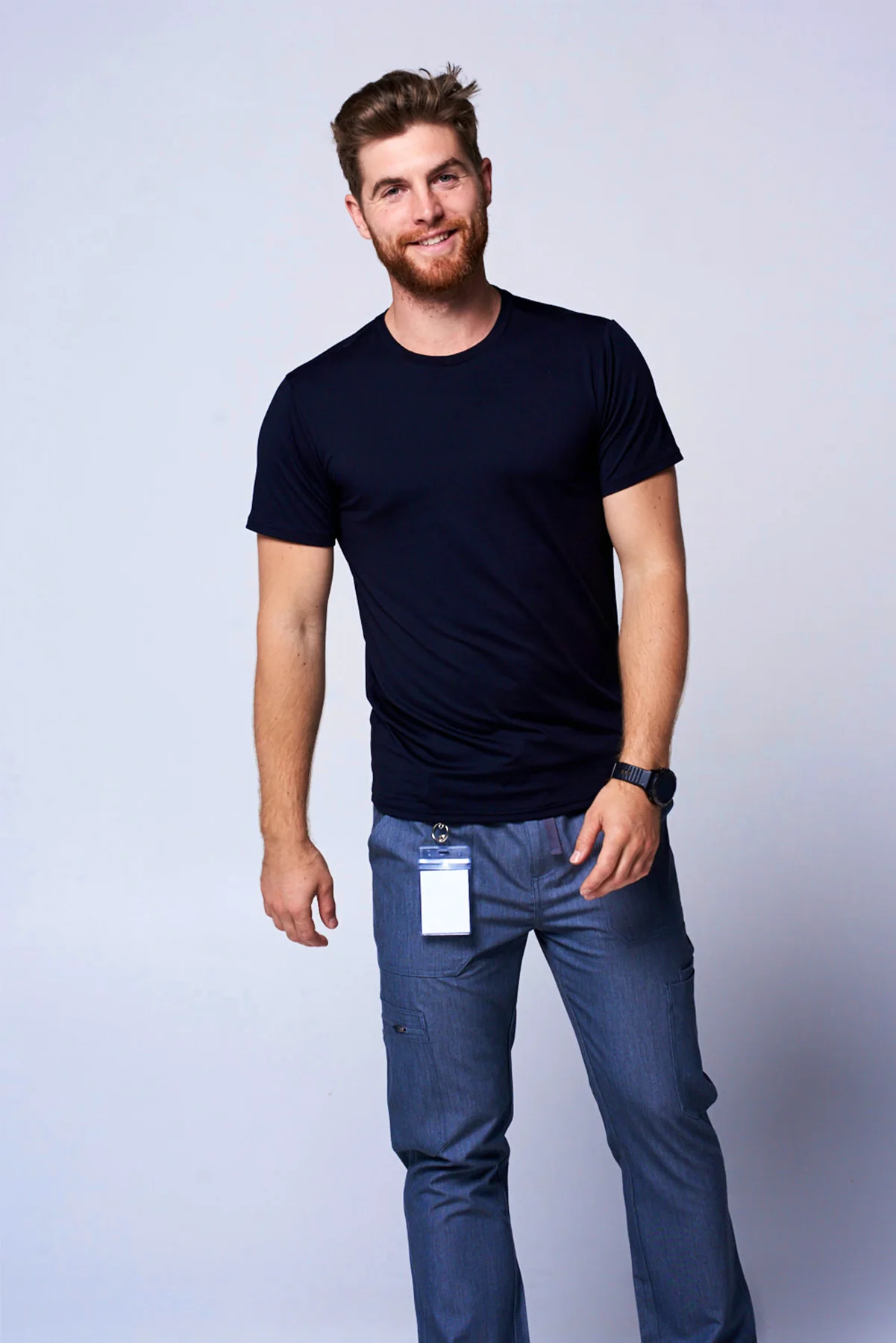 Eco-Soft Collection — Men's Short-Sleeve Performance Underscrub - Image 5