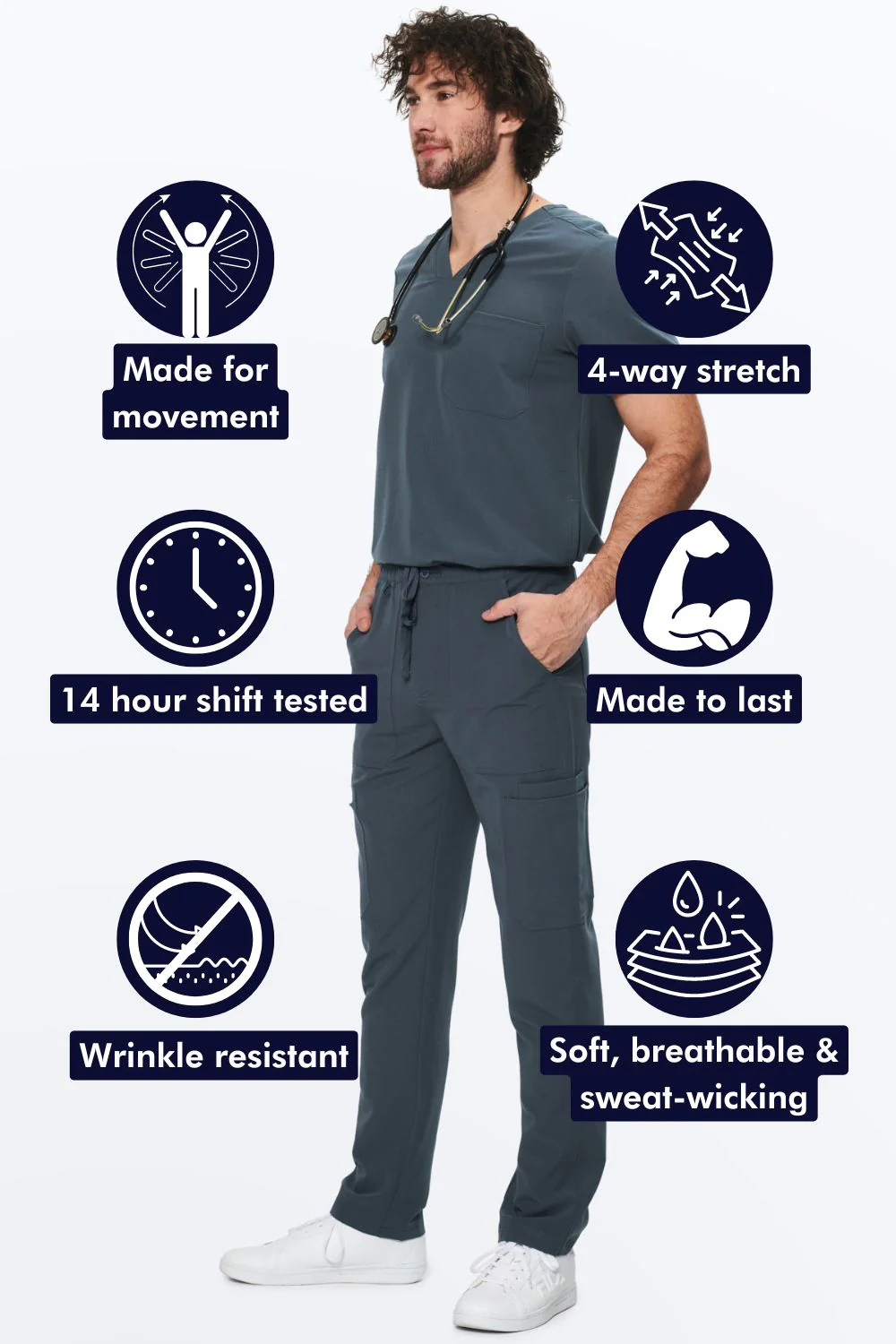 Men's Straight-Cut 9-Pocket Cargo Pants - Image 26