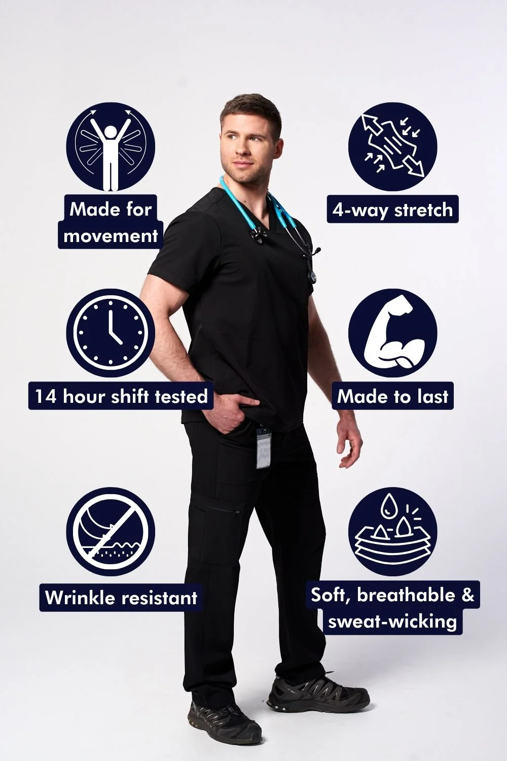 Men's Straight-Cut 9-Pocket Cargo Pants - Image 7