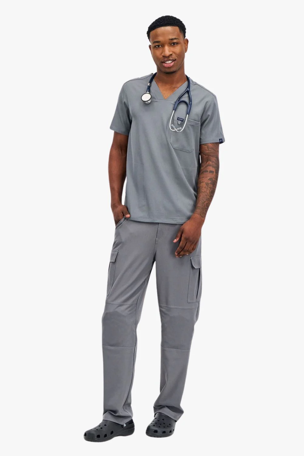 VetCore™ Men’s Vet Med Scrub Top - Image 12
